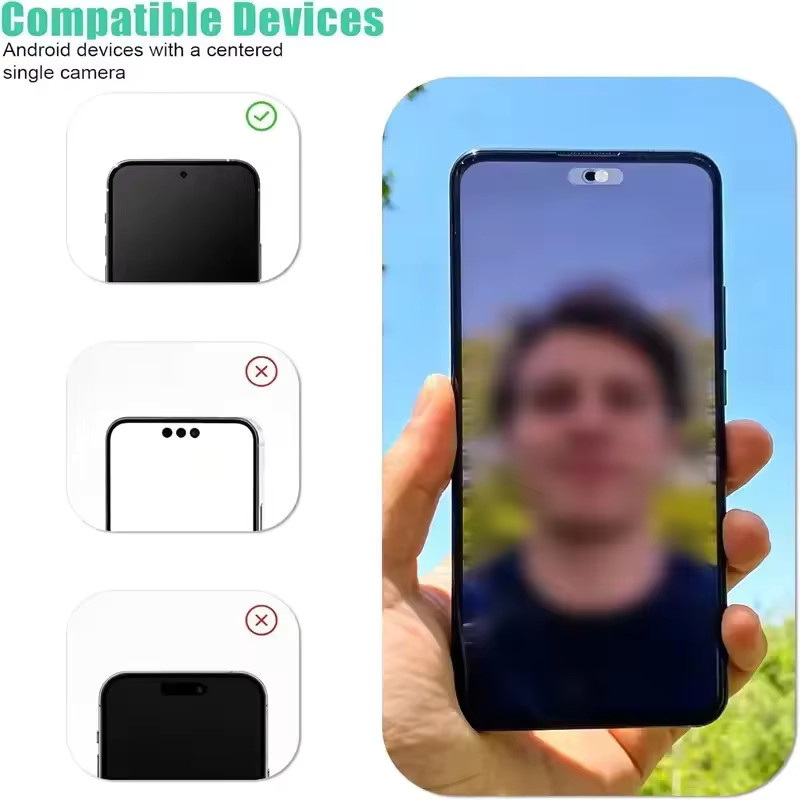 Ultradünner Metall-Kameraschutz-Schieber für Samsung, iPad, MacBook und Laptop in Schwarz zum Datenschutz als Anti-Spy Objektivaufkleber - Bild 5