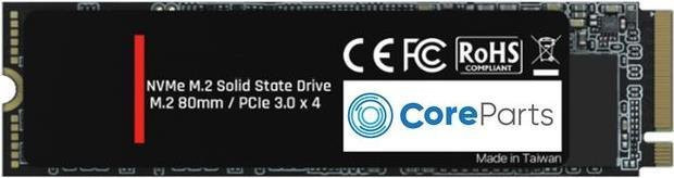 CoreParts CPSSD-M.2NVME-512GB Interne SSD M.2 PCI Express 3.0 SLC NVMe in Schwarz mit 512 GB - Bild 1