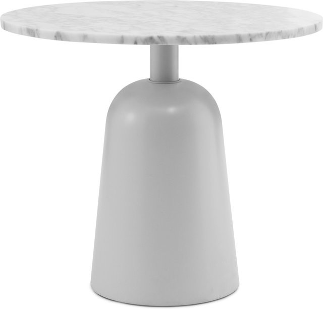 Normann Copenhagen Turn Couchtisch in Weiß mit drehbarer Platte und höhenverstellbarer Tischplatte - Bild 1