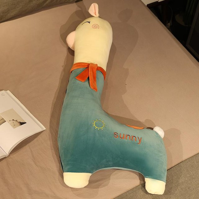 Linyi toy Alpaka Plüschtier, blau, 100cm - Bild 1