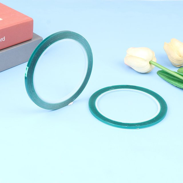 DIAPER&CORED Masking Tape Set für Modellbau in Grün, 2 Stück mit 3 mm und 4 mm Breite zum Ritzen und Schnitzen für Mecha und Militärmodelle - Bild 1