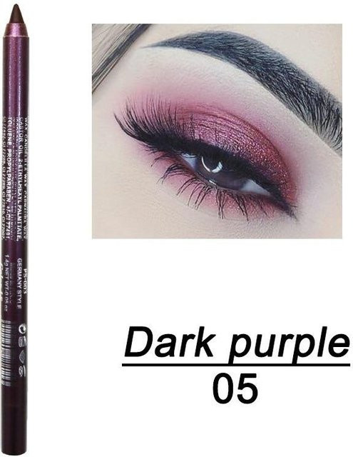 QUEYEA LOVE Eyeliner Pencil Gel, dunkelviolett, Metallic - Bild 1