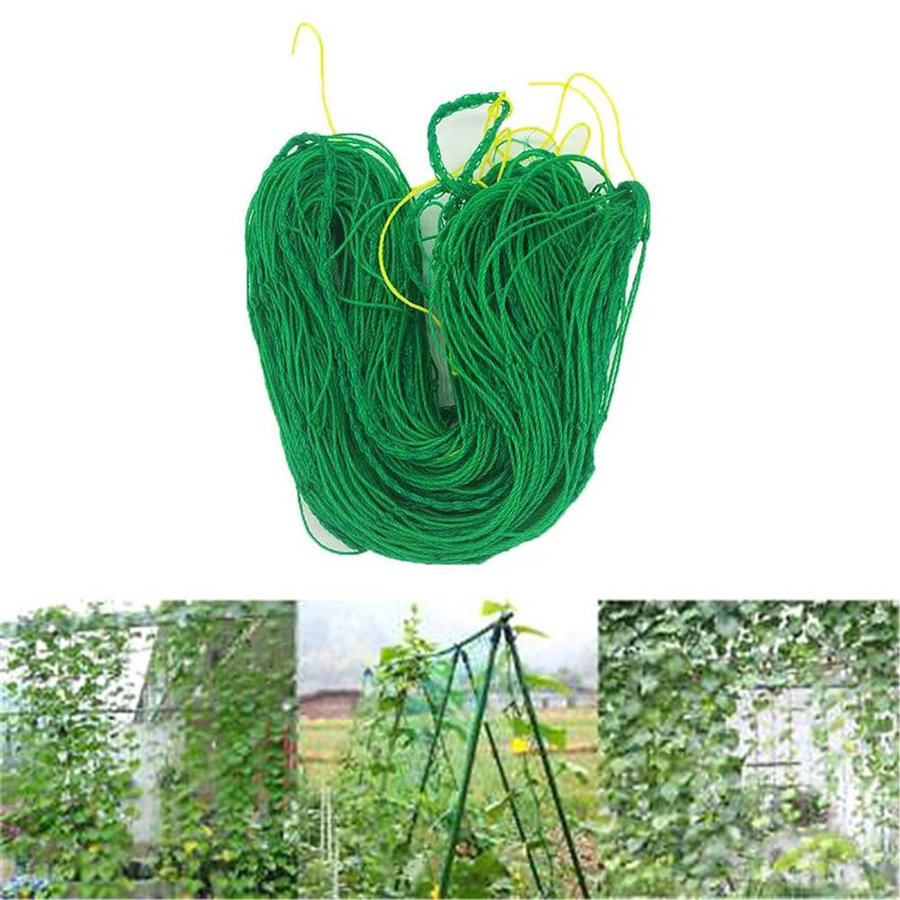 Choubo seven Kletternetz für den Garten aus Nylon als Pflanzengitter für Kletterpflanzen wie Luffa, Morning Glory und Gurkenreben, B: 5 m, H: 1,8 m - Bild 5