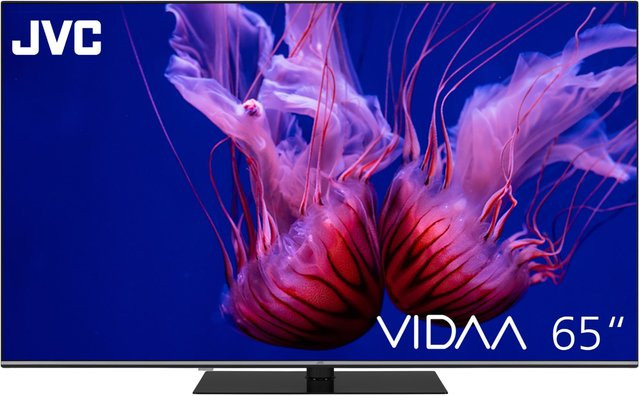 JVC LT-65VDQ6555 QLED Smart-TV mit 164 cm (65 Zoll) Display, 4K Ultra HD, HDR und Schwarz - Bild 1