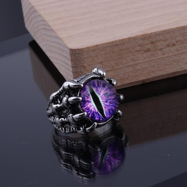 S Jewelry Maker Ring, Edelstahl, Schwarz, Kristall, Herren - Bild 1