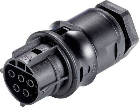 Wieland Electric 96.051.6053.1 Geräteanschluss in Schwarz - Bild 1