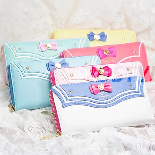Bandai Seemann Mond Designer Leder lange Brieftasche, Geldbörse, Clutch - Bild 1