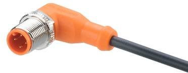 ifm Electronic EVCA05 Verbindungsleitung mit gewinkeltem Stecker, 4 Polzahl, orange, 25 m - Bild 1