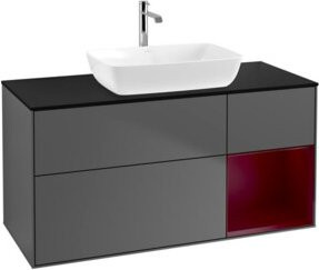 V&B Waschtischunterschrank Finion in Anthrazit lackiert, Breite: 120 cm, Tiefe: 50,1 cm, Höhe: 50,1 cm - Bild 1