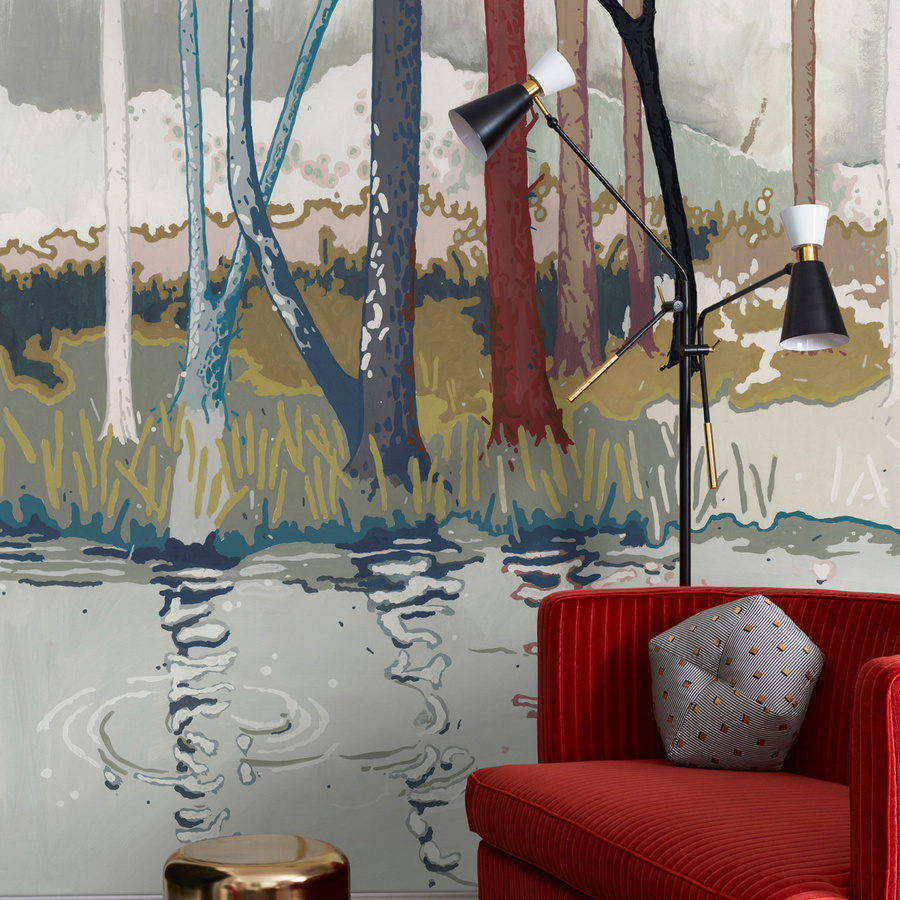 Nobilis Mural Les Nabis Wandtapete in Multicolor aus Vlies - Bild 1