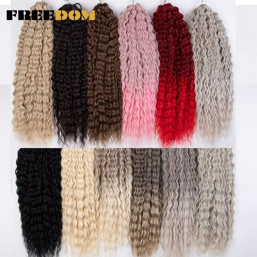 Ariel Twist-Häkelhaar Wasserwellen, 55,9 cm, 300 g, Ombre-Blond - Bild 2