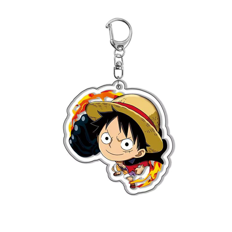 Bandai Schlüsselanhänger Luffy Zoro Acryl, Mehrschichtiges Design - Bild 2