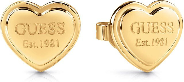 Guess Ohrstecker Edelstahl, Gold, Damen - Bild 1