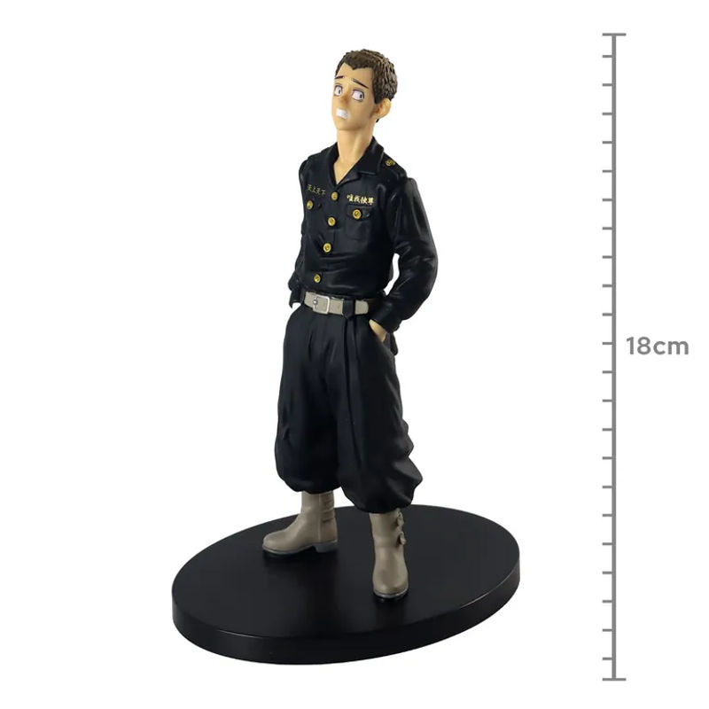 Banpresto Tokyo Revengers Hayashi Ryohei Figur in Schwarz aus Kunststoff - Bild 2