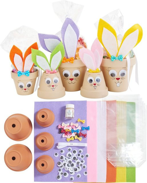 VBS Bastelset Tontopf-Hasen Ostern - Bild 1