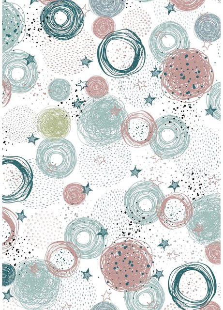 Motivkarton Stars & Dots von MarpaJansen in Multicolor - Bild 1