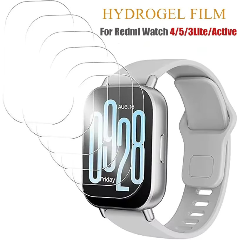 Xiaomi Displayschutzfolie Hydrogel, Redmi Watch 5 3 Active Lite, transparent - Bild 4