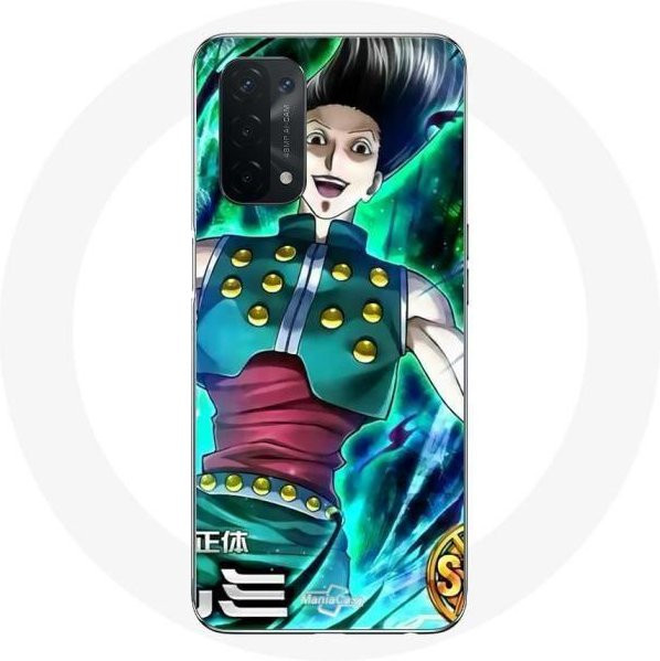 Maniacase Handyhülle für Oppo A74 5G mit Hunter x Hunter Anime Design in Schwarz und Multicolour aus flexiblem Silikon - Bild 1