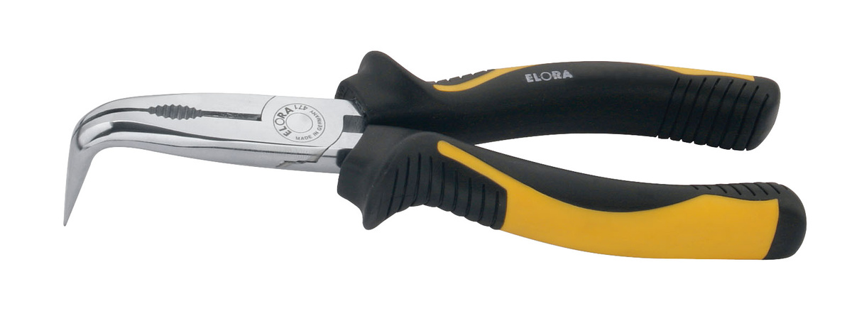 Elora Flachrundzange mit Schneide und 90 Grad abgewinkeltem Kopf, ELORA-471-90BI 200, Multicolor - Bild 1