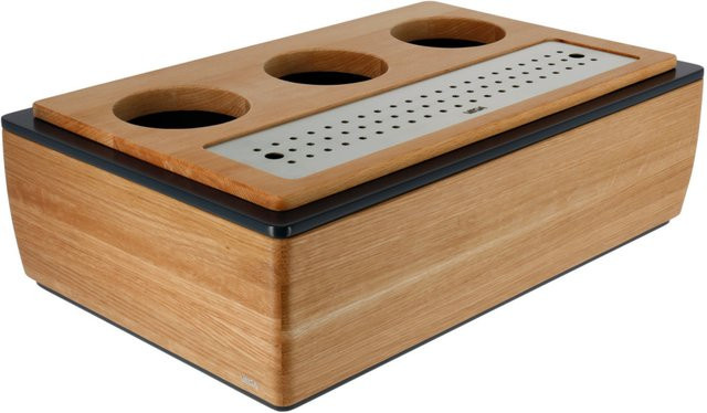 VEGA Karaffenstation Montana GN 1/1 in Eiche und Edelstahl, Rechteckig, B: 36,5 cm, T: 57 cm, H: 18,5 cm - Bild 1