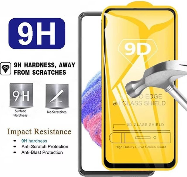 9D Vollbildschutz aus gehärtetem Glas für Samsung Galaxy A56 A55 A54 A53 A36 A35 A34 A33 A32 A26 A25 A24 A15 A16 A17 A07 A06 A05 5G in Transparent - Bild 1