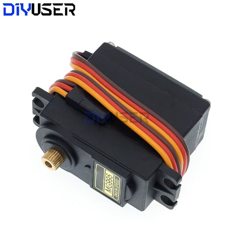 DIYUSER Digitaler MG996R Servo mit Metallgetriebe in Schwarz für RC Modellbau, Autos, Hubschrauber und Boote - Bild 2
