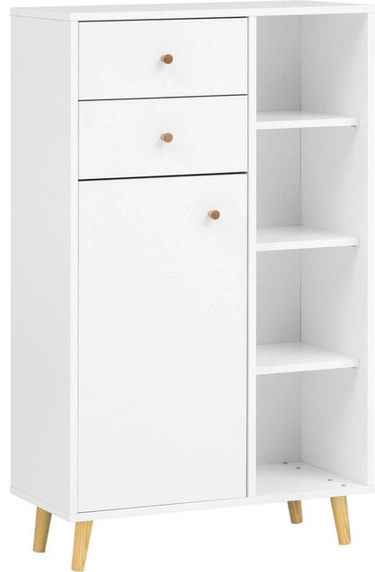 Schildmeyer Highboard Bjarne Weiß-Matt B/H/T: 60,2 x 113,4 x 33,05 cm - Bild 1