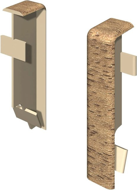 Egger Zwischenstück Kubisch Eiche Natur Braun 2 Stück Höhe: 6 cm - Bild 1