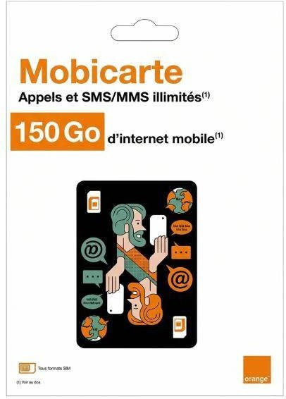 Orange Prepaid-Handy mit 150 GB Datenvolumen und internationalen Anrufen in Orange Farbe - Bild 1