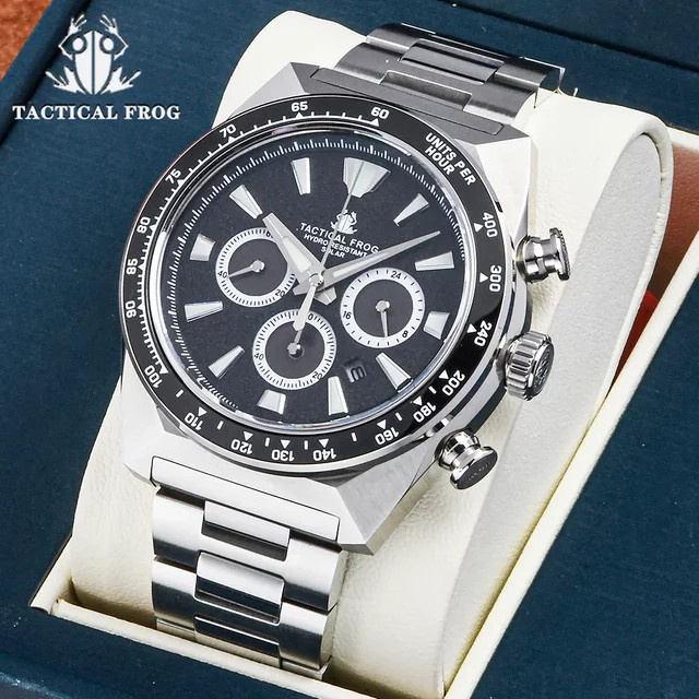 Tactical Frog Chronograph, Solar, Quarz, Edelstahl, Keramik, Saphirglas, Herren - Bild 1
