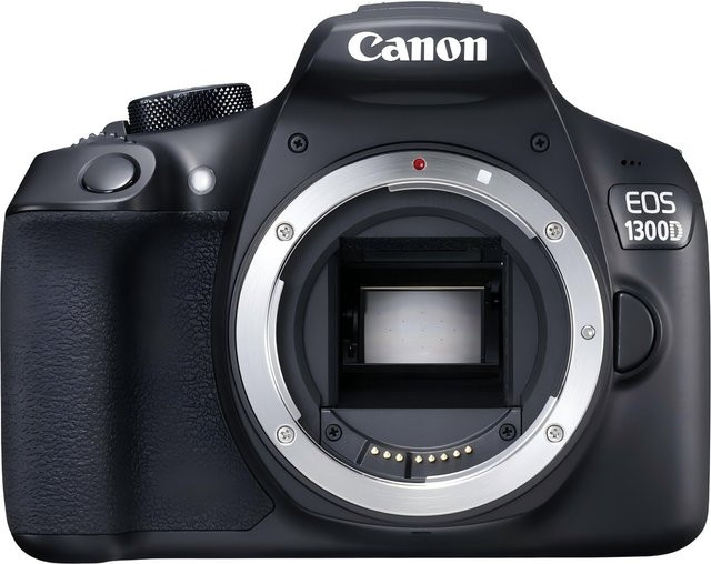 Canon EOS 1300D DSLR-Kamera mit APS-C Sensor in Schwarz - Bild 1