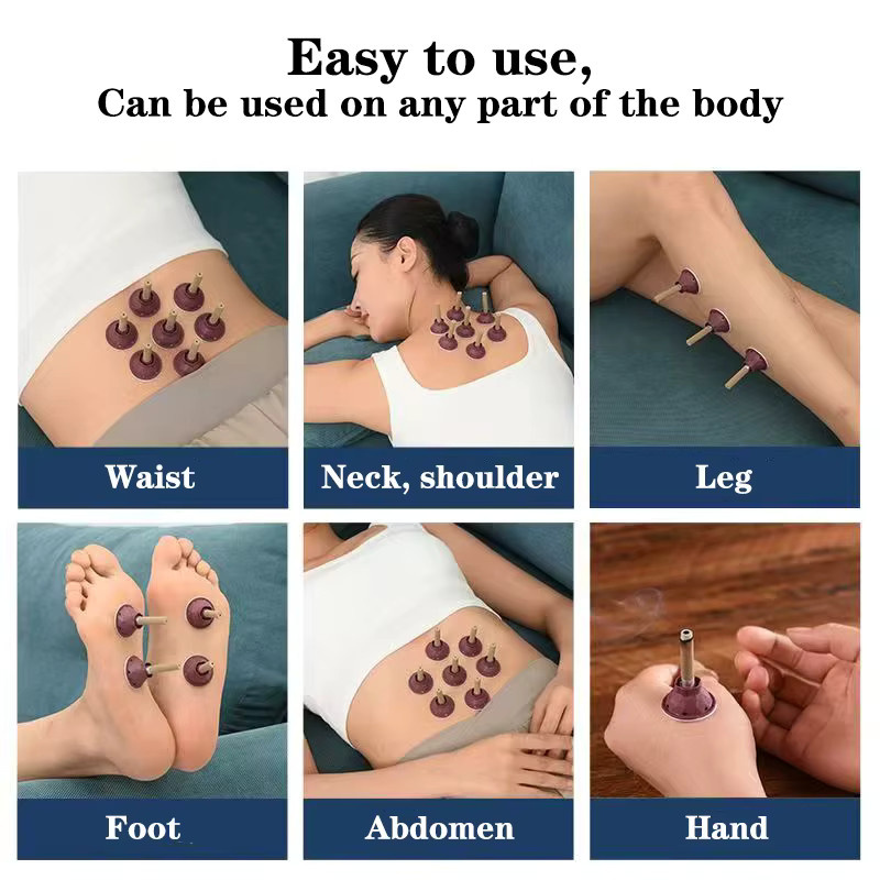 PAQIN Moxa Stick Moxibustion Aufkleber, 50 Stück - Bild 2