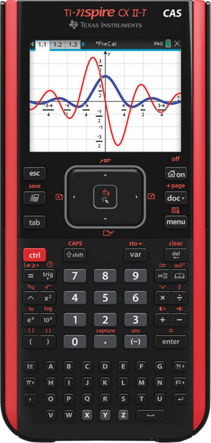 Texas Instruments TI-Nspire CX II-T CAS Grafikrechner in Schwarz - Bild 1