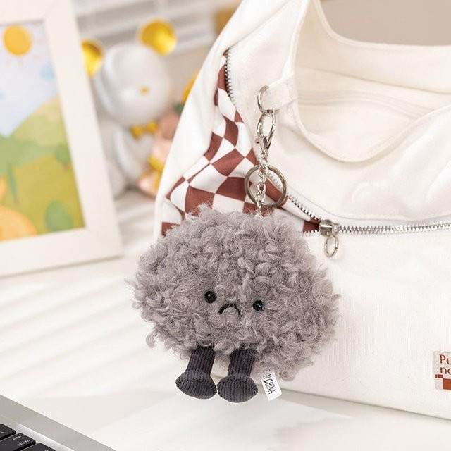 Schlüsselanhänger Dunkelwolke Plüsch, 12 cm, Unisex - Bild 1