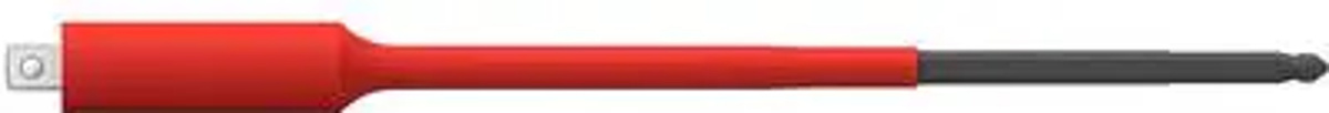 Wiha Adapter TorqueVario-S electric für 1/4 Zoll Steckschlüssel, rot, 178 mm - Bild 2