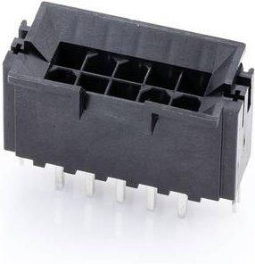 Molex Einbau-Stiftleiste Standard 10-polig Schwarz mit 4,20 mm Rastermaß - Bild 1