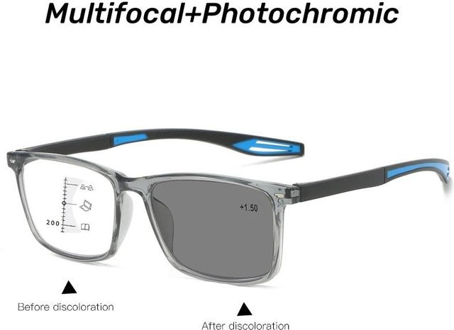 Binchi Outdoor Equipment Lesebrille, weiß, Vollrand, rechteckig, Kunststoff, Damen - Bild 1