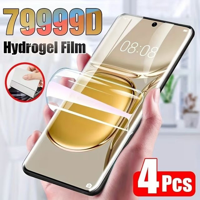 4er-Pack Hydrogel Display Schutzfolie für Realme GT5, GT6, GT7, GT Neo 5 und 6 SE/6T, transparent - Bild 1