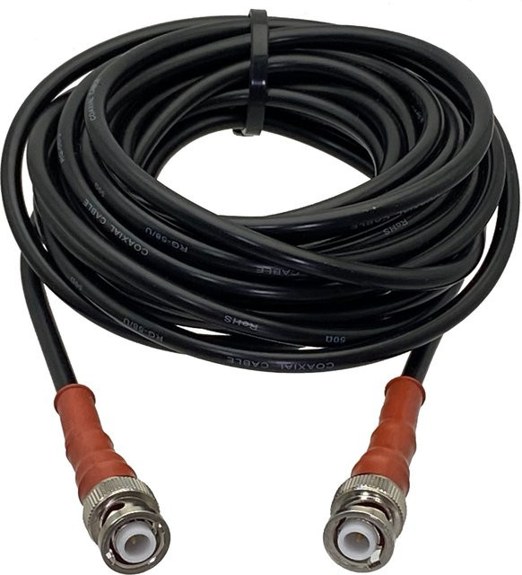 RG58 MHV Koaxialkabel mit BNC-Stecker an BNC-Stecker RF Jumper Pigtail in Schwarz - Bild 1