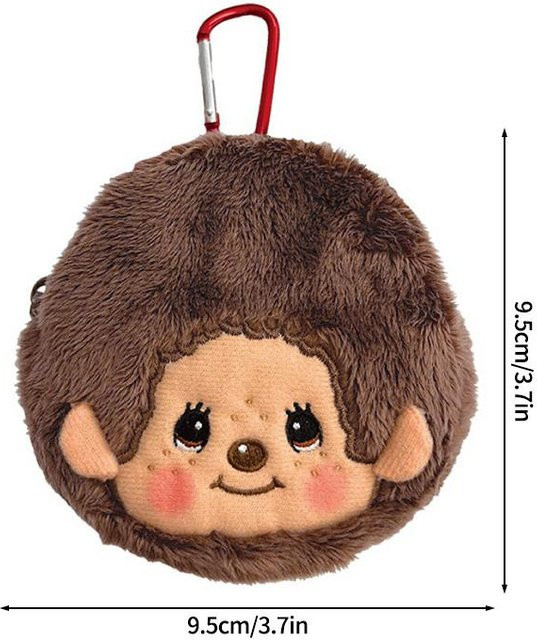 Linyi toy Monchhichi Tasche Geldbörse, Schlüsselanhänger, Reißverschlusstasche - Bild 1