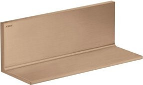 Hansgrohe Axor Uni. Rectangular Wandablage in Brushed Red Gold, Breite: 30 cm - Bild 1