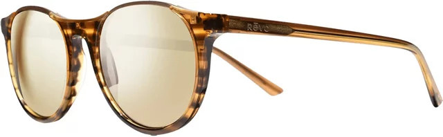 Revo Nolita Sonnenbrille, Damen, Vollrand, Metall, rund, braun - Bild 1