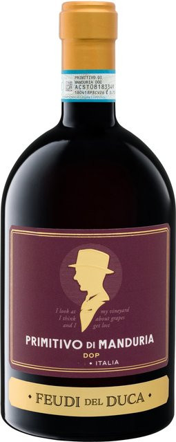 Feudi del Duca Primitivo di Manduria, halbtrocken, Rotwein, 2024, 0,75 l - Bild 1