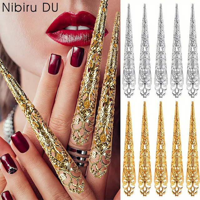 Nibiru DU Nagelringe, Gold, Unisex - Bild 1