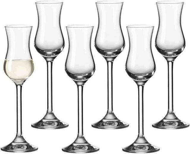 Leonardo Daily Grappagläser Shotgläser Transparent 6er Set 30 ml pro Glas - Bild 1