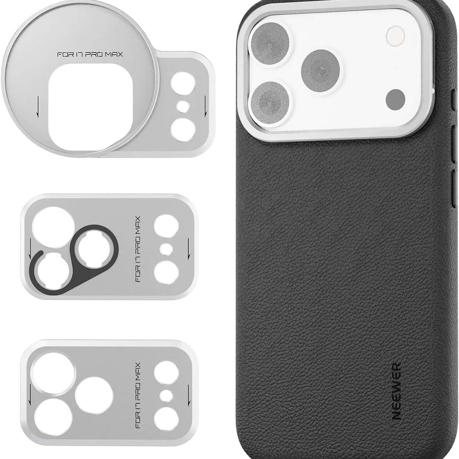 NEEWER Handyhüllenkäfig für iPhone 17 Pro und iPhone 17 Pro Max, modulare robuste Telefonabdeckung aus TPU/PC mit 67 mm Filterring, Schwarz - Bild 6