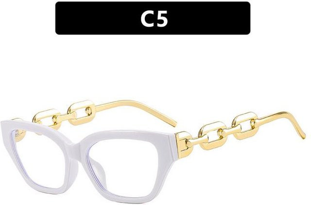 Fable Korrektionsbrille Damen, Quadrat, Acetat, transparent, weiß - Bild 1