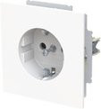 Busch-Jaeger Schutzkontakt Steckdose Safety Plus in Weiß, IP20, Unterputz-Einbau - Bild 1