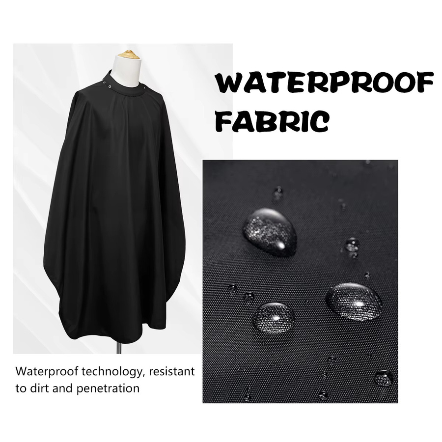 Silikon-Kragenschürze, wasserdichtes Haarfärbungstuch, Unisex - Bild 3