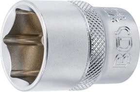 BGS Steckschlüssel-Einsatz Sechskant 7/8 Zoll in Silber mit 12,5 mm Innenvierkant Antrieb - Bild 1